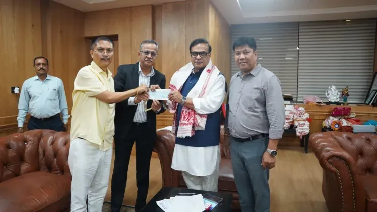 HAL Offshore donates ₹10 Lakh to Assam CM Relief Fund