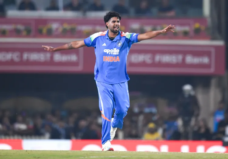 Why was Harshit Rana reprimanded for a breach of conduct in the first ODI?