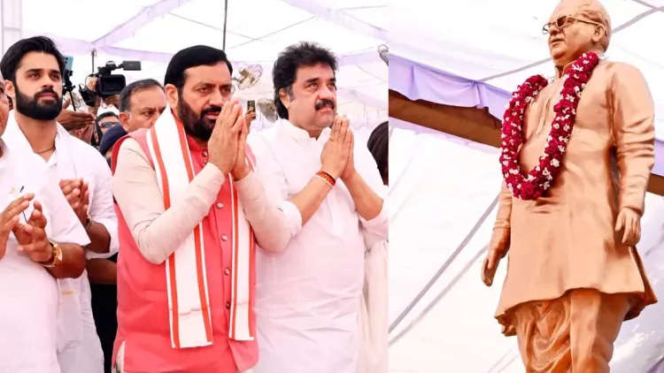 Haryana CM Nayab Saini pays tribute to Bhajan Lal in Hisar