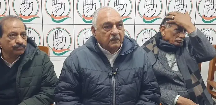 Ex-CM Hooda: Haryana's Growth Stalled Until Law and Order is Restored