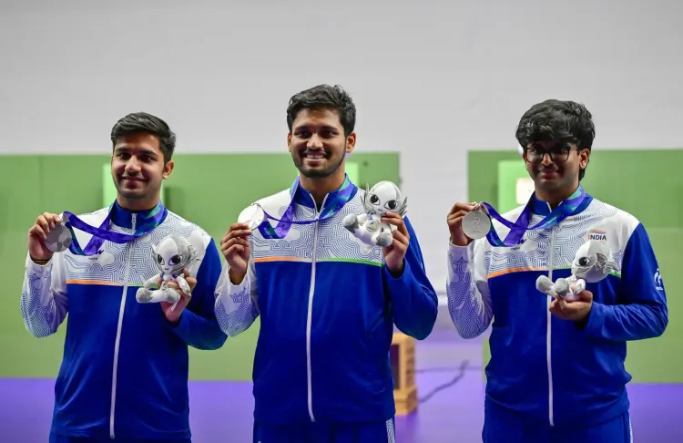 Parth Mane wins maiden Asian Games silver in 10m air rifle team event