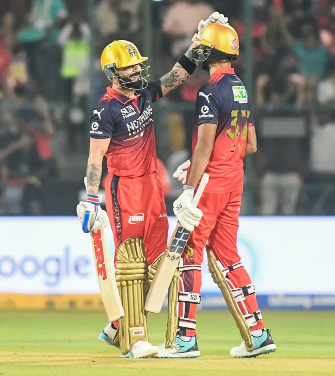 Kohli's 105* vs KKR: Padikkal says batting with him is 'watching greatness'