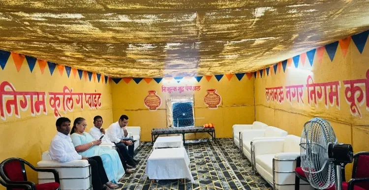 लखनऊ में हीट वेव से राहत: नगर निगम के 'कूलिंग पॉइंट' पर मिल रहा पेयजल और विश्राम, 150+ स्थानों पर कैनोपी