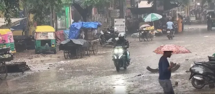Delhi-NCR red alert: Heavy rain disrupts traffic on 24 August