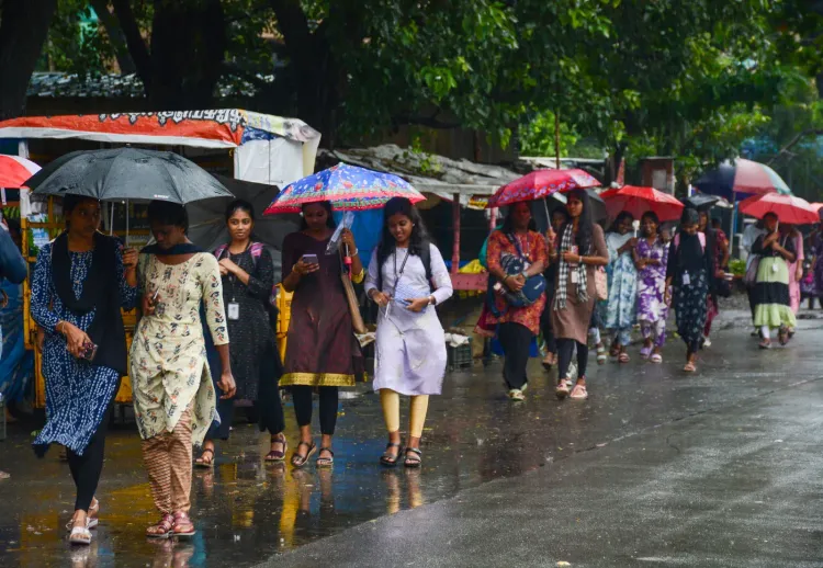 Heavy rain alert for 5 Tamil Nadu districts; week-long showers forecast
