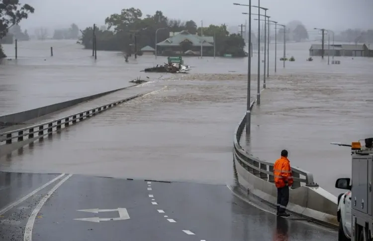 Is Heavy Rainfall Causing Flood Warnings in Eastern Australia?