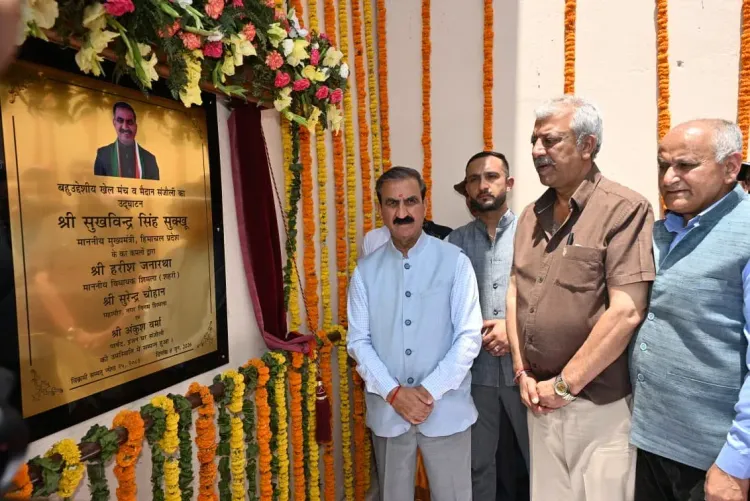 Sanjauli sports stadium inaugurated by Himachal CM Sukhu at ₹3.18 crore