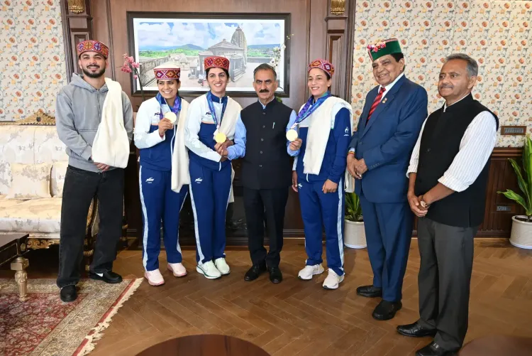 हिमाचल CM सुक्खू का ऐलान: कबड्डी गोल्ड मेडलिस्ट पुष्पा, ज्योति और भावना को ₹1-1 करोड़ इनाम