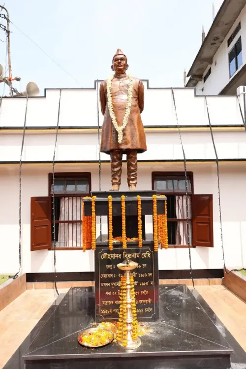 बिष्णुराम मेधी को हिमंत सरमा की श्रद्धांजलि, पलाशबारी-सुअलकुची पुल का नाम होगा उनके नाम पर