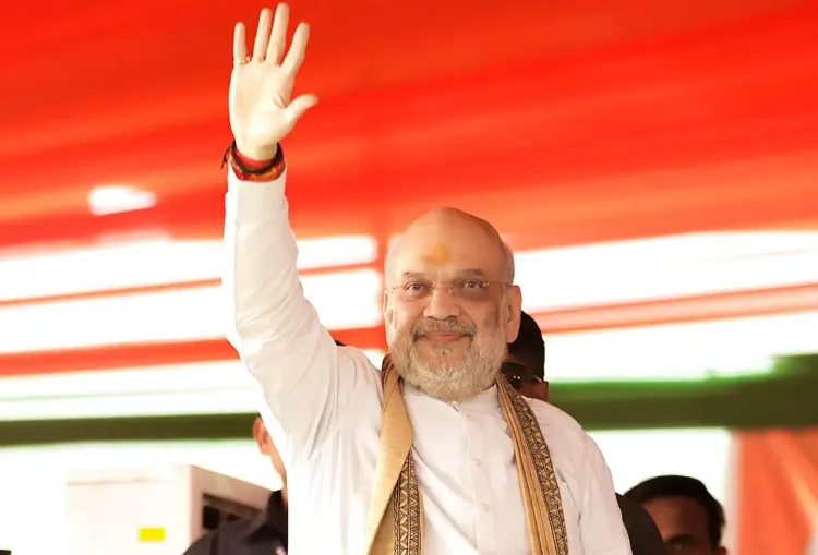 भाजपा ने अमित शाह की रैली से पहले पंजाब में निकाला फ्लैग मार्च