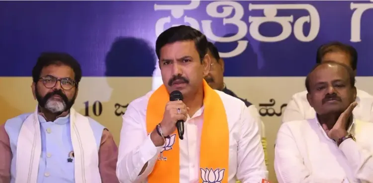 क्या कांग्रेस के प्रचार का जवाब देंगे कर्नाटक भाजपा के विजयेंद्र?