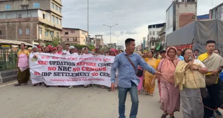 मणिपुर: एनआरसी मांग पर प्रदर्शन, इंफाल घाटी के 4 जिलों में जनगणना 2027 प्रशिक्षण स्थगित