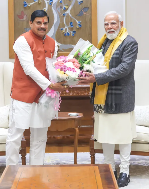 क्या मध्य प्रदेश के मुख्यमंत्री मोहन यादव ने प्रधानमंत्री मोदी से महत्वपूर्ण मुलाकात की?