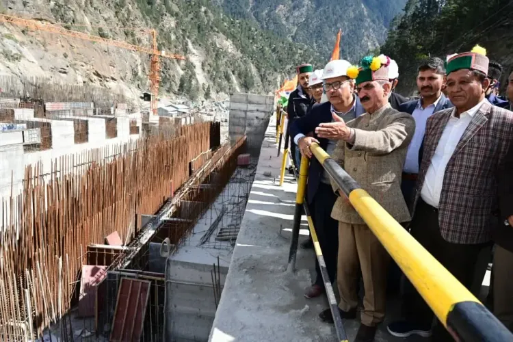 सीएम सुक्खू का किन्नौर में हाइड्रोइलेक्ट्रिक प्रोजेक्ट का दौरा, जनवरी 2027 तक पहले चरण का लक्ष्य