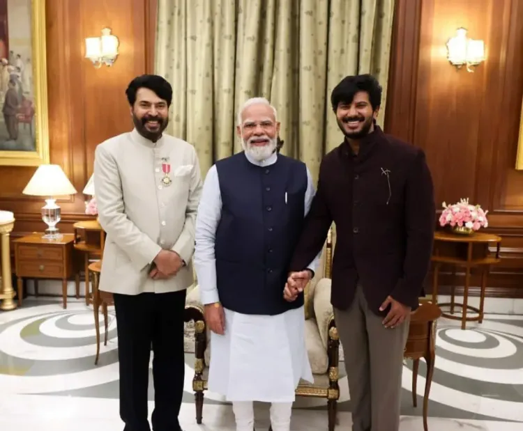 पद्म भूषण समारोह में दुलकर सलमान की PM मोदी से मुलाकात, बोले- 'सपने के सच होने जैसा'