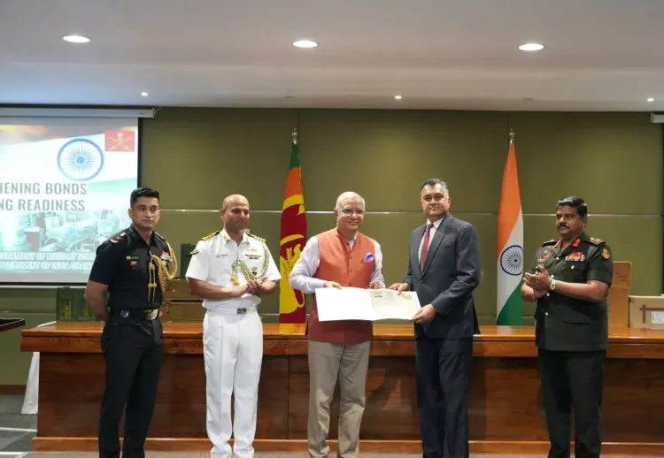 भारत-श्रीलंका रक्षा सहयोग: ₹55 लाख डॉलर के सैन्य उपकरण सौंपे, यूएन मिशन क्षमता होगी मजबूत