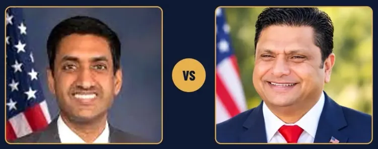रो खन्ना बनाम रितेश टंडन: आईसीई खत्म करने और अरबपतियों पर टैक्स के मुद्दे पर कैलिफोर्निया में तीखी बहस