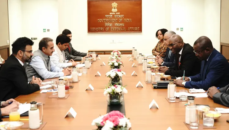 चौथे भारत-अफ्रीका फोरम शिखर सम्मेलन की तैयारी: विदेश राज्य मंत्री कीर्ति वर्धन सिंह ने एयू प्रतिनिधिमंडल से की अहम बैठक