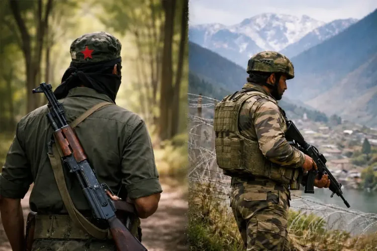 सुरक्षा बलों की रणनीतियों से नक्सलवाद और कश्मीर में उग्रवाद में कमी
