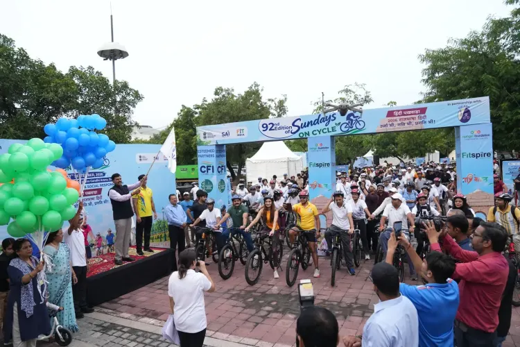 Fit India Sundays on Cycle: 92nd edition marks Hindi Pakhwada 2026