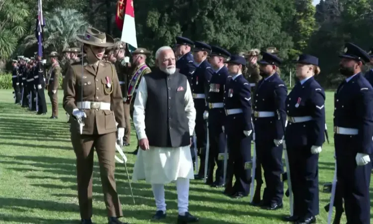 मेलबर्न में PM मोदी को 'गार्ड ऑफ ऑनर', गवर्नमेंट हाउस में गूंजा भारत का राष्ट्रगान