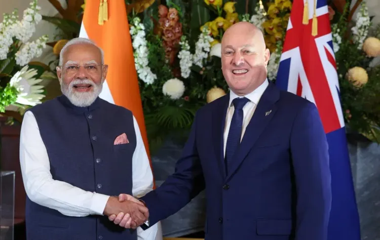 भारत-न्यूजीलैंड संबंध रणनीतिक साझेदारी में तब्दील, मोदी-लक्सन ने ऑकलैंड में किए अहम समझौते