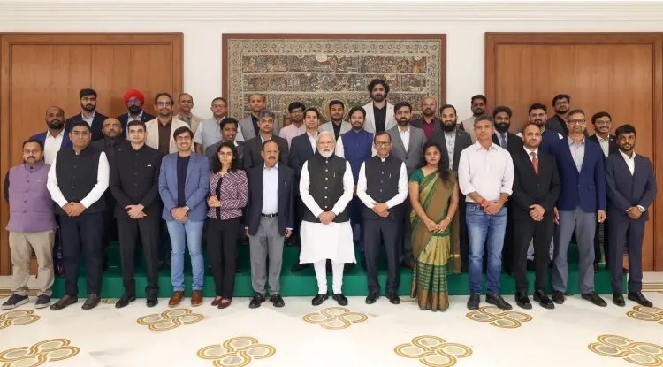 PM मोदी ने 20 अंतरिक्ष स्टार्टअप्स के CEOs से मुलाकात की, भारत को वैश्विक स्पेस-टेक हब बनाने का आह्वान