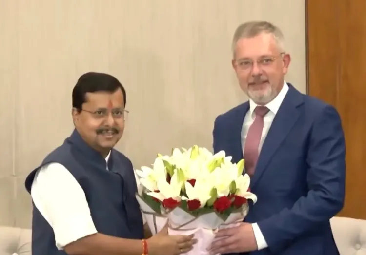 रूसी राजदूत डेनिस अलीपोव ने भाजपा अध्यक्ष नितिन नवीन से की मुलाकात, भारत-रूस संबंधों पर गहन चर्चा