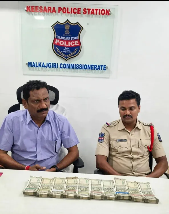 तेलंगाना ACB का बड़ा ऑपरेशन: ₹5 लाख रिश्वत लेते रंगे हाथों पकड़े गए दो पुलिस अधिकारी