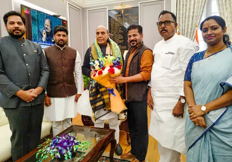 गांधी सरोवर परियोजना: तेलंगाना CM रेवंत रेड्डी ने रक्षा मंत्री राजनाथ सिंह का जताया आभार, 83.814 एकड़ रक्षा भूमि को मिली मंजूरी