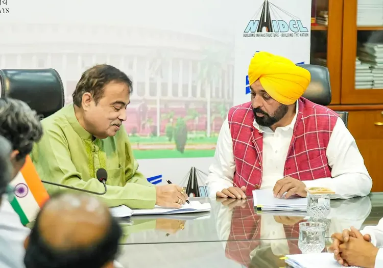 पंजाब CM भगवंत मान ने गडकरी से मिलकर उठाए हाईवे-फ्लाईओवर के मुद्दे, मखू-आदमपुर-वल्लाह परियोजनाओं पर मिला आश्वासन