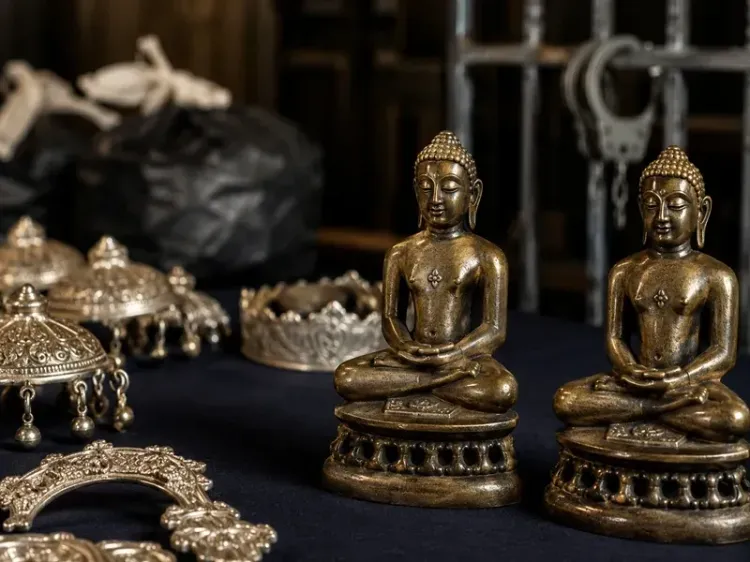 Narsinghpur police recover 250-year-old Jain idols, bust 5-member theft gang