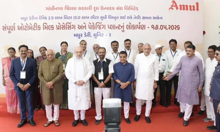 Amit Shah inaugurates ₹128 crore Madhur Dairy plant in Gandhinagar
