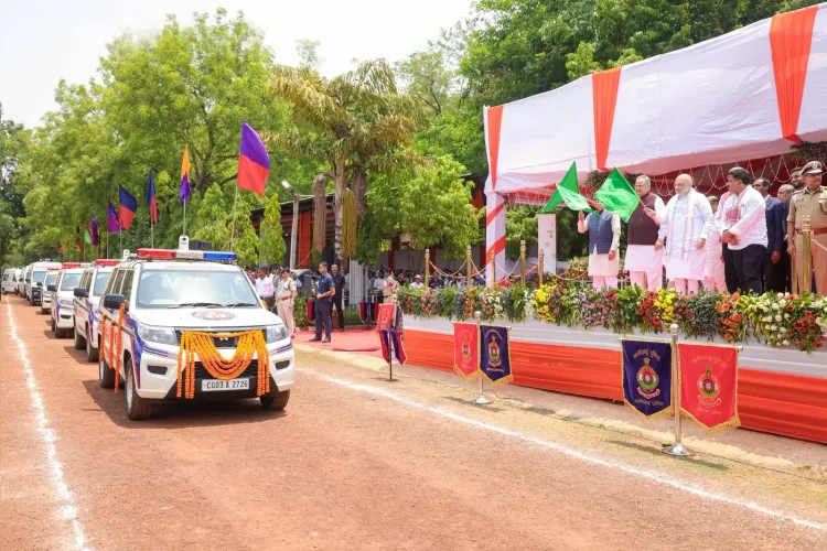 Amit Shah launches Next Gen Dial 112 and forensic vans in Chhattisgarh