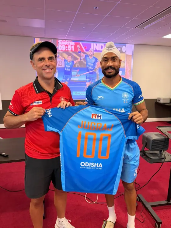 Jugraj Singh reaches 100 international caps in FIH Pro League clash vs Germany