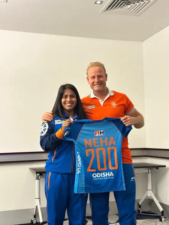 Neha completes 200 international caps for India at FIH Women's Nations Cup