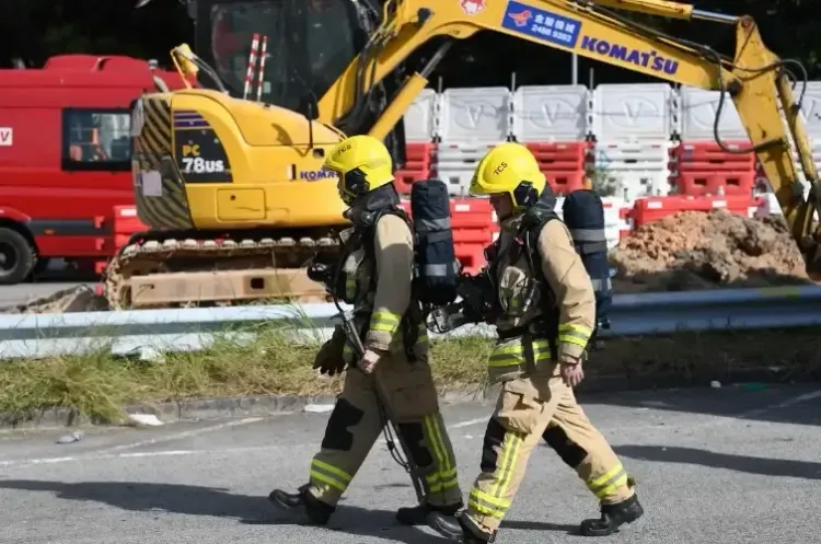 क्या हांगकांग के ताईपो में आग के बाद बचाव और राहत कार्य जारी हैं?