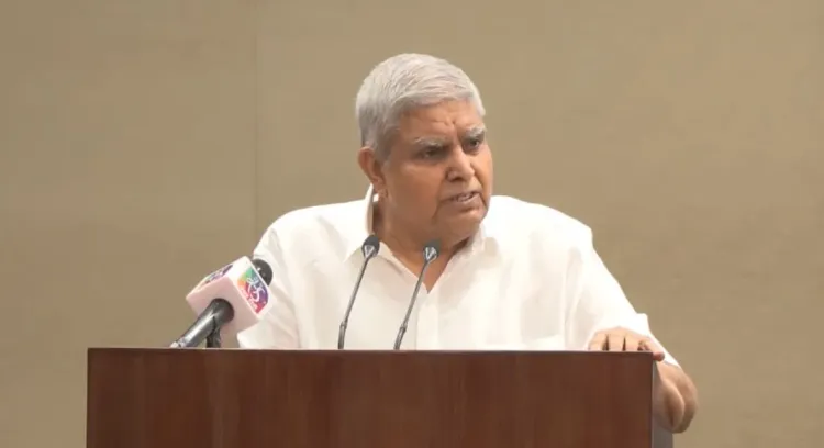 Why Has a Category Beyond Law Achieved Immunity? VP Dhankhar Questions Judges' Cash Case