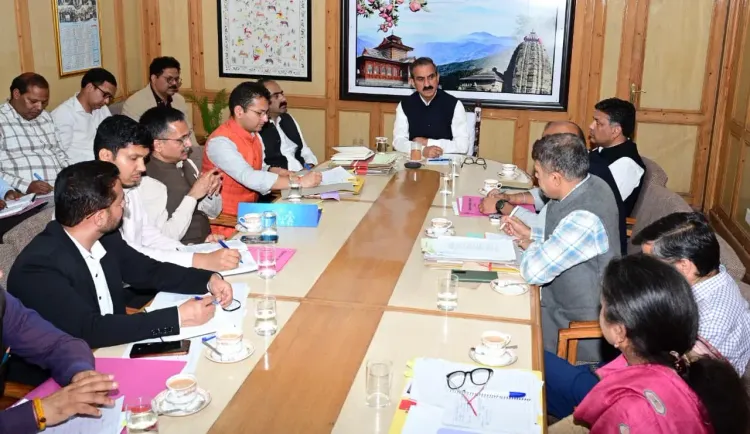 HP CM Office Reviews Health Dept, Announces NPA for Super-Specialists