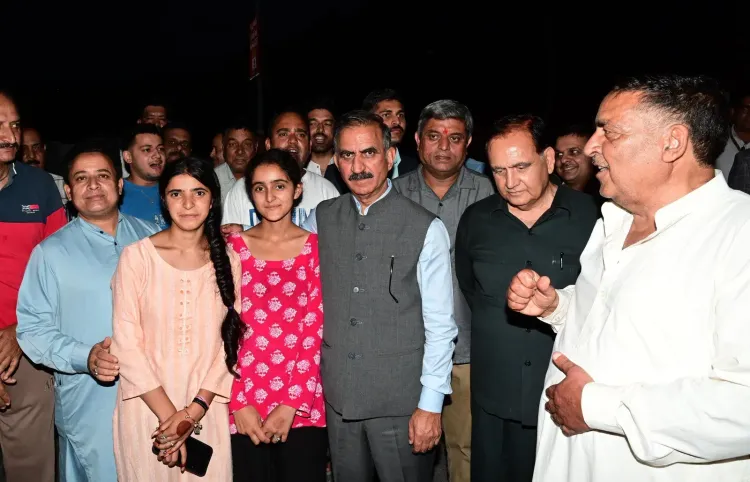 HP CM Sukhu meets children in Chamba, calls it memorable