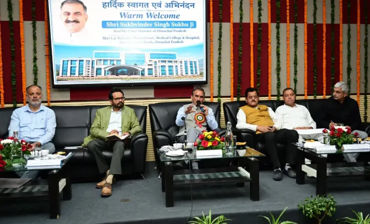 HP CM Sukhu meets medical faculty on healthcare access
