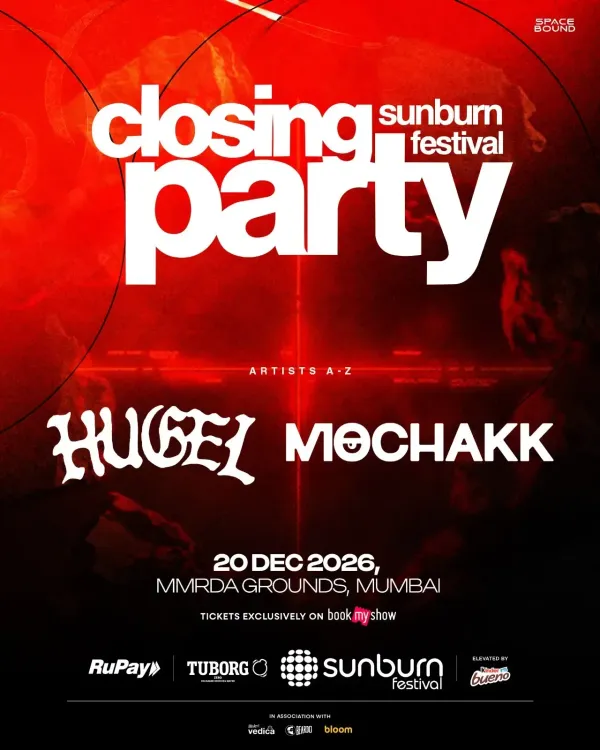Hugel and Mochakk headline Sunburn Festival 2026 Closing Party on Dec 20