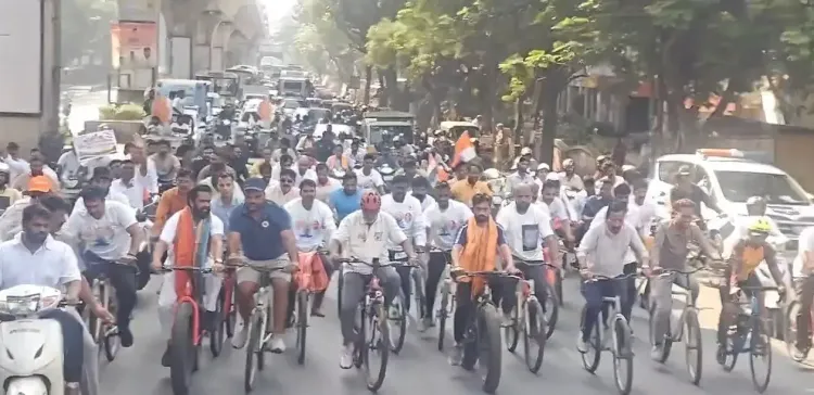 नशा मुक्त भारत साइकिल राइड: भाजपा सांसद के. लक्ष्मण ने हैदराबाद में ड्रग्स विरोधी अभियान में लिया हिस्सा
