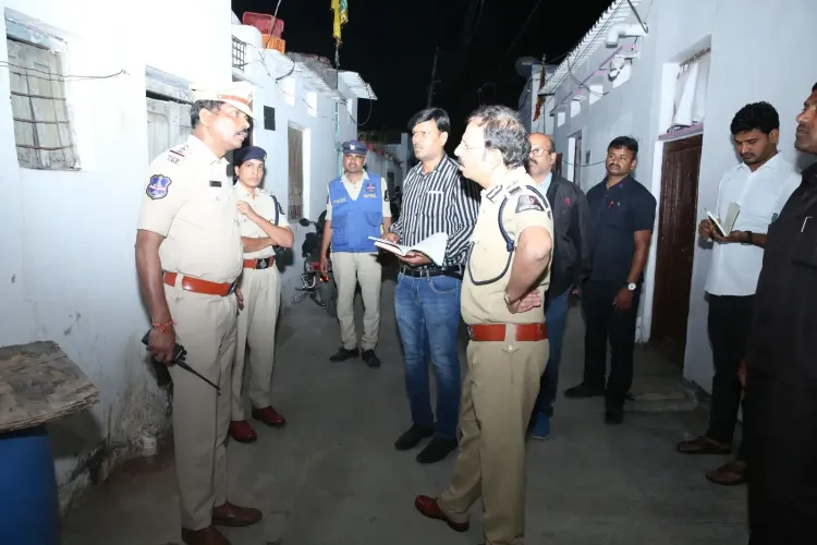 Why Did the Hyderabad Police Commissioner Conduct a Midnight Visit to Rowdy-Sheeters?