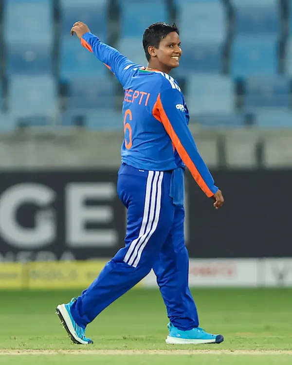 Deepti Sharma becomes Women's T20I leading wicket-taker with 171 scalps