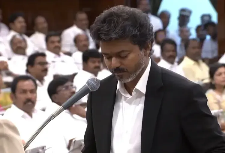 CM Joseph Vijay takes MLA oath in 17th Tamil Nadu Assembly