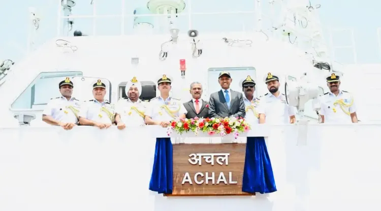 ICGS Achal commissioned into Indian Coast Guard's North West fleet