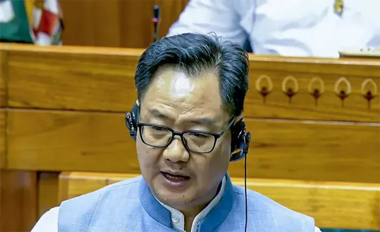 Rijiju: Centre will extend Parliament time if Cong agrees to discuss Sansad Chalo