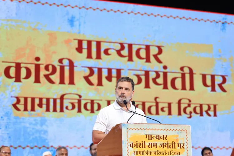 Rahul Gandhi Claims Kanshi Ram Would Have Been UP CM if Nehru Were Alive