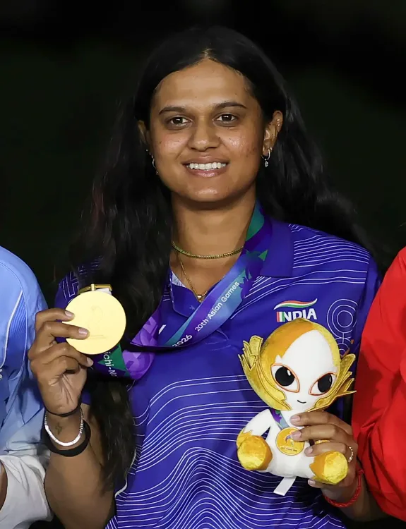 IGU awards Pranavi Urs ₹10 lakh for Asian Games golf gold, silver team gets ₹3 lakh each